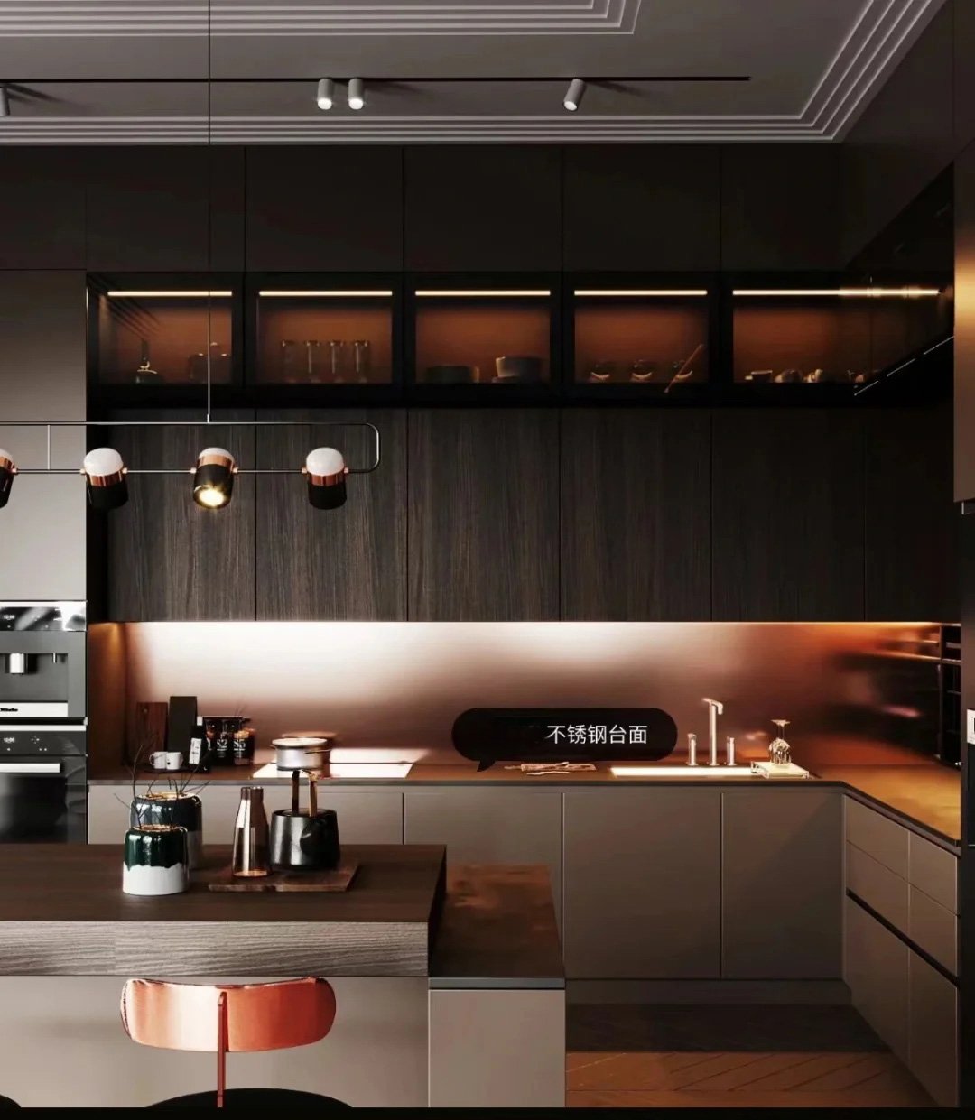 Modern stainless steel countertops Kitchen - Image 3