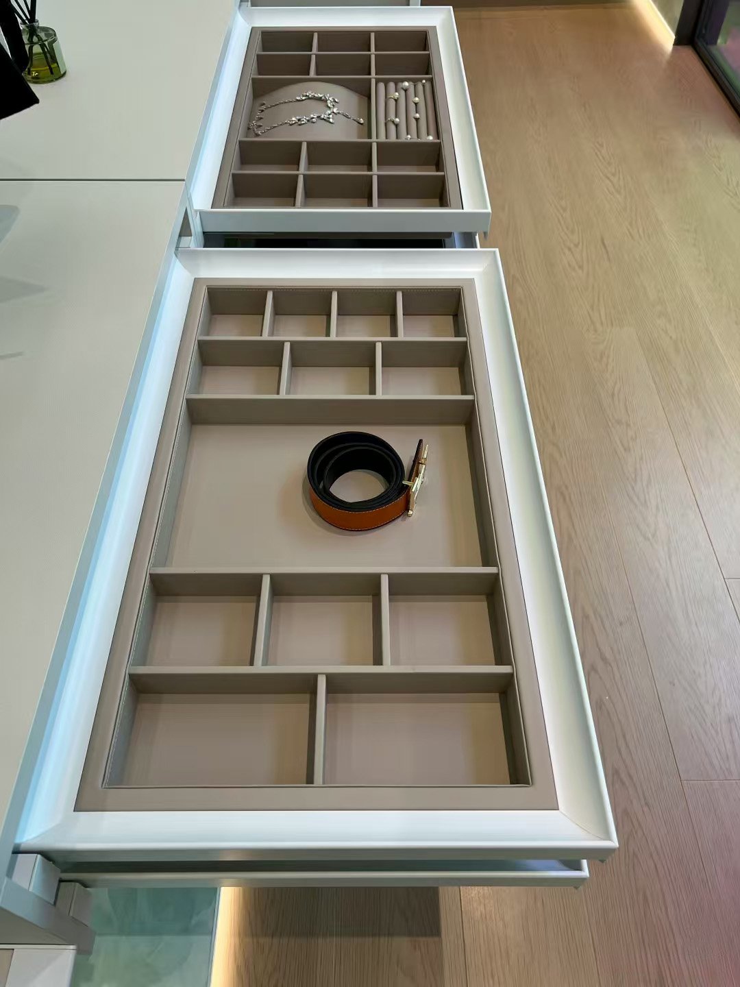 Luxury Bespoke Walk-In Closet Glass Doors - Image 12