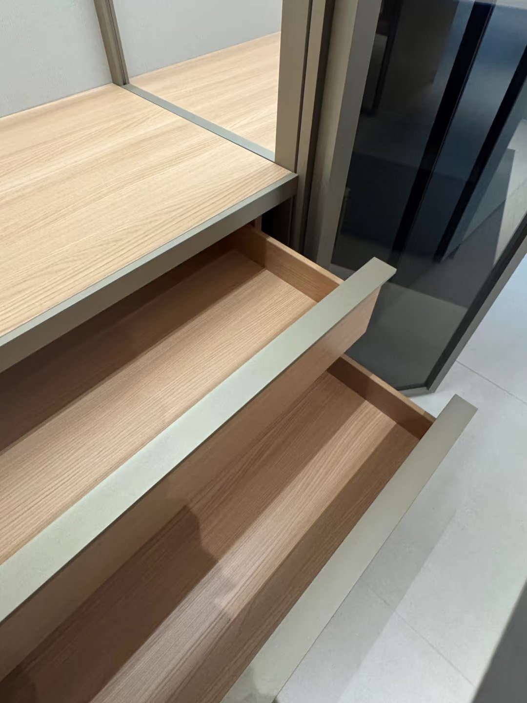 Aluminum-Frame Glass Walk-In Closet System - Image 13