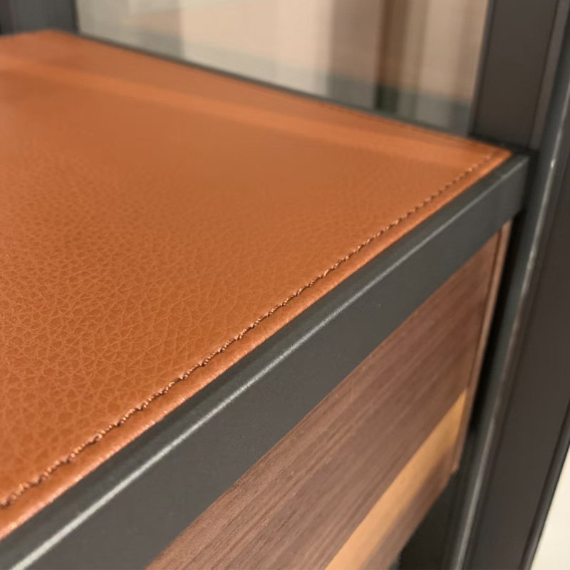 Glass and metal wall cabinets display cabinets figurine cabinets storage cabinets - Image 5