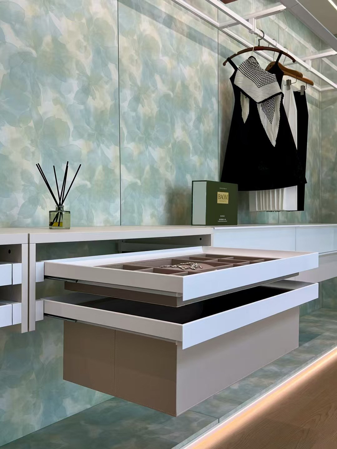 Luxury Bespoke Walk-In Closet Glass Doors - Image 15