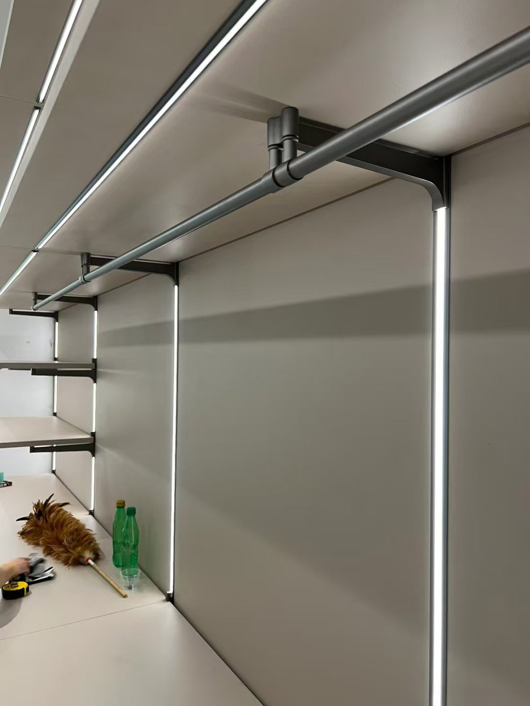 Luxury Glass & Metal Wardrobe System - Image 17