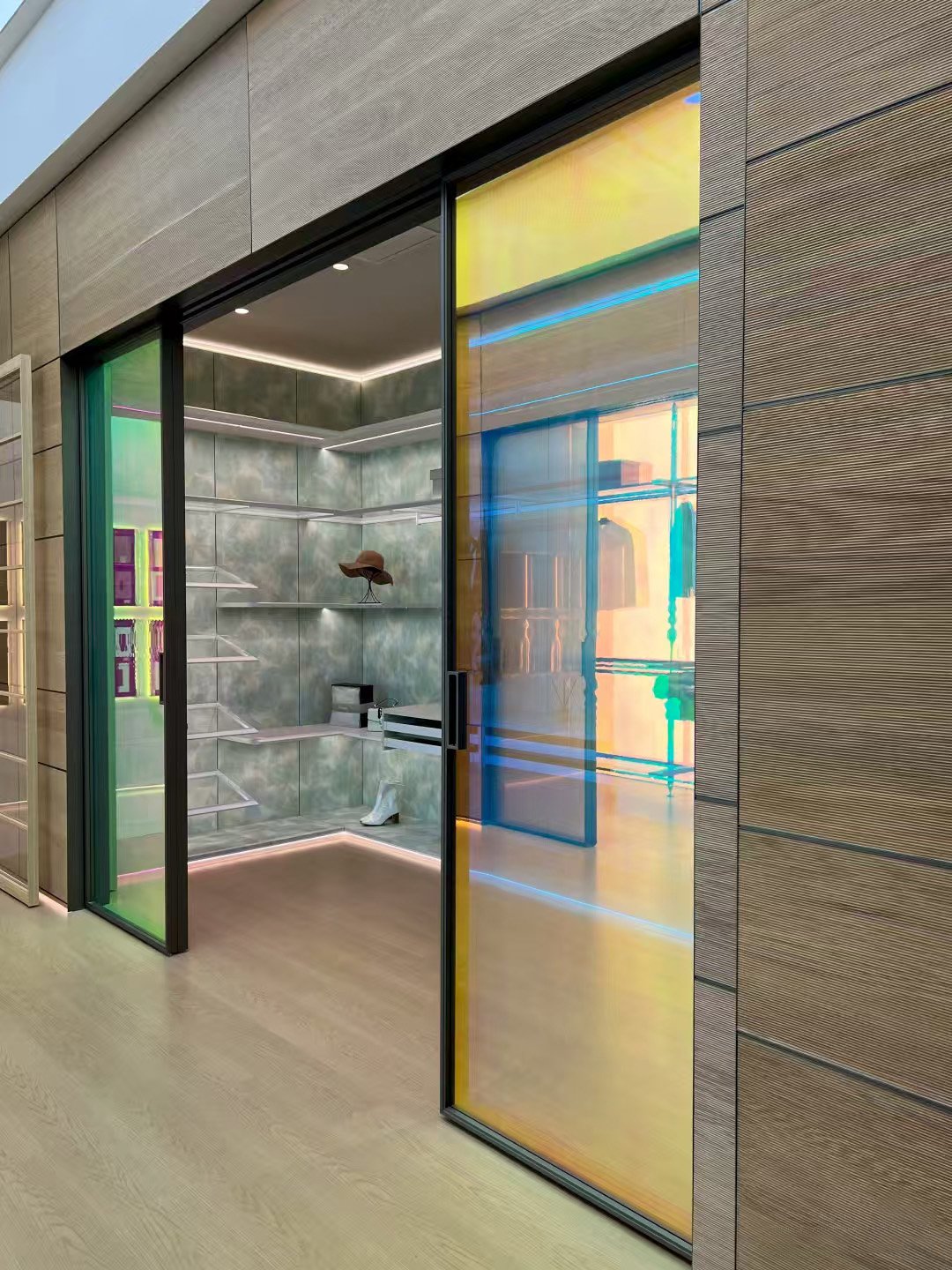 Luxury Bespoke Walk-In Closet Glass Doors - Image 17