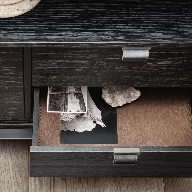 Glass wine cabinet display cabinet storage cabinet living room kitchen - Image 3