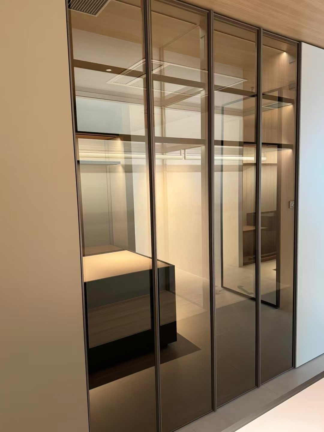 Aluminum-Frame Glass Walk-In Closet System - Image 5