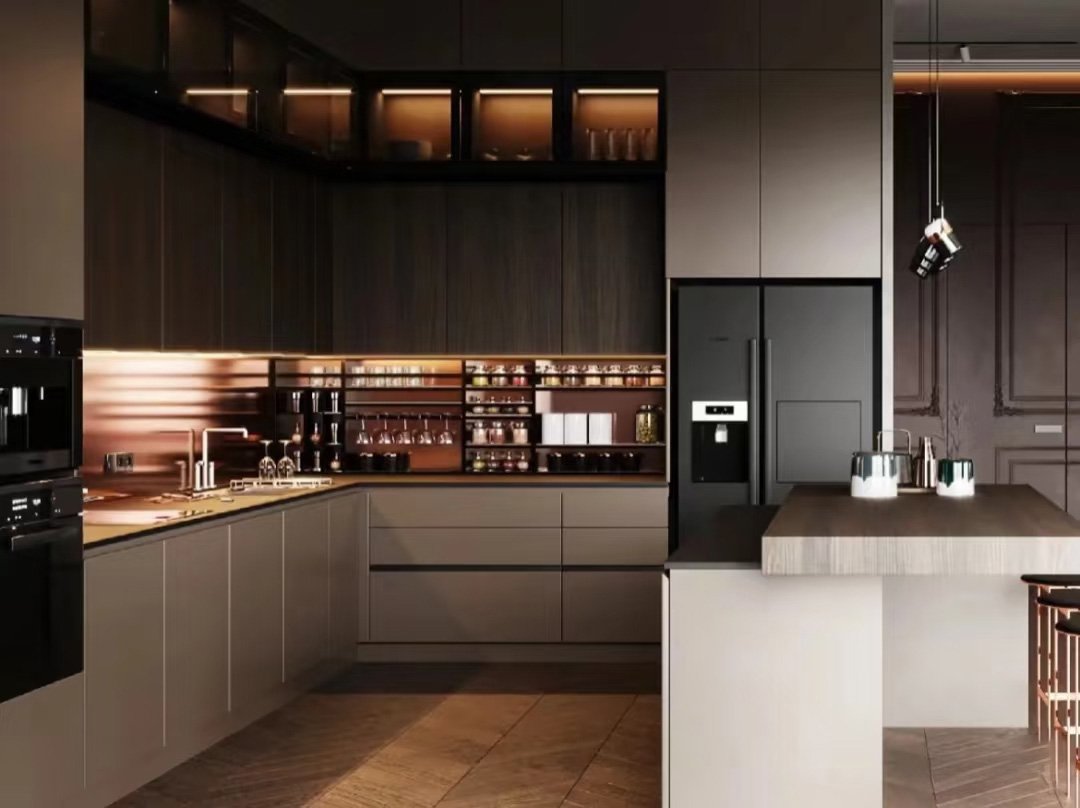 Modern stainless steel countertops Kitchen - Image 4