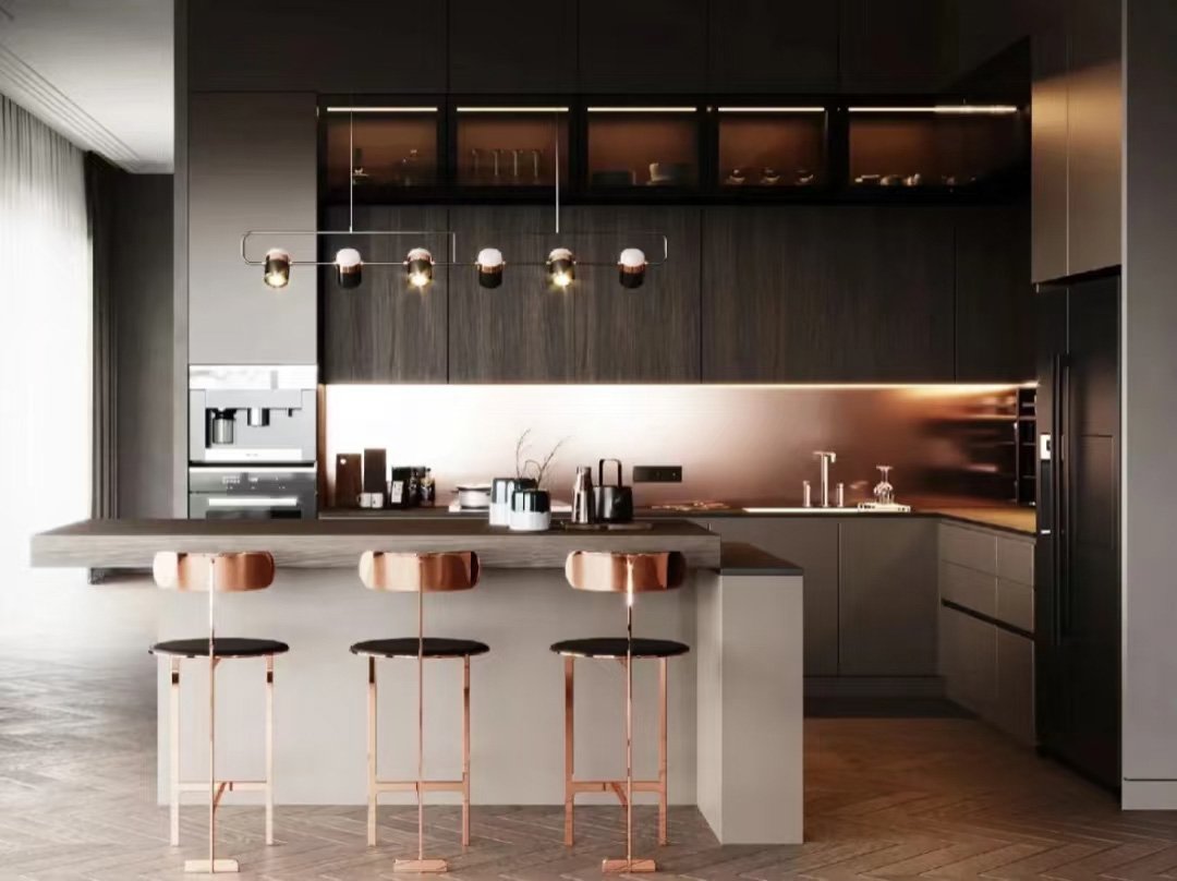 Modern stainless steel countertops Kitchen - Image 6