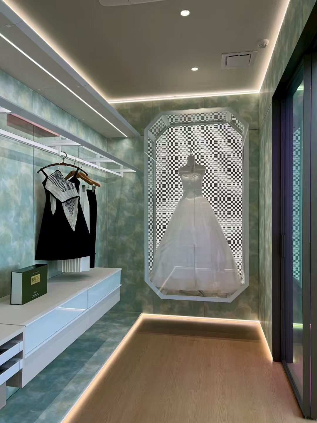 Luxury Bespoke Walk-In Closet Glass Doors - Image 8