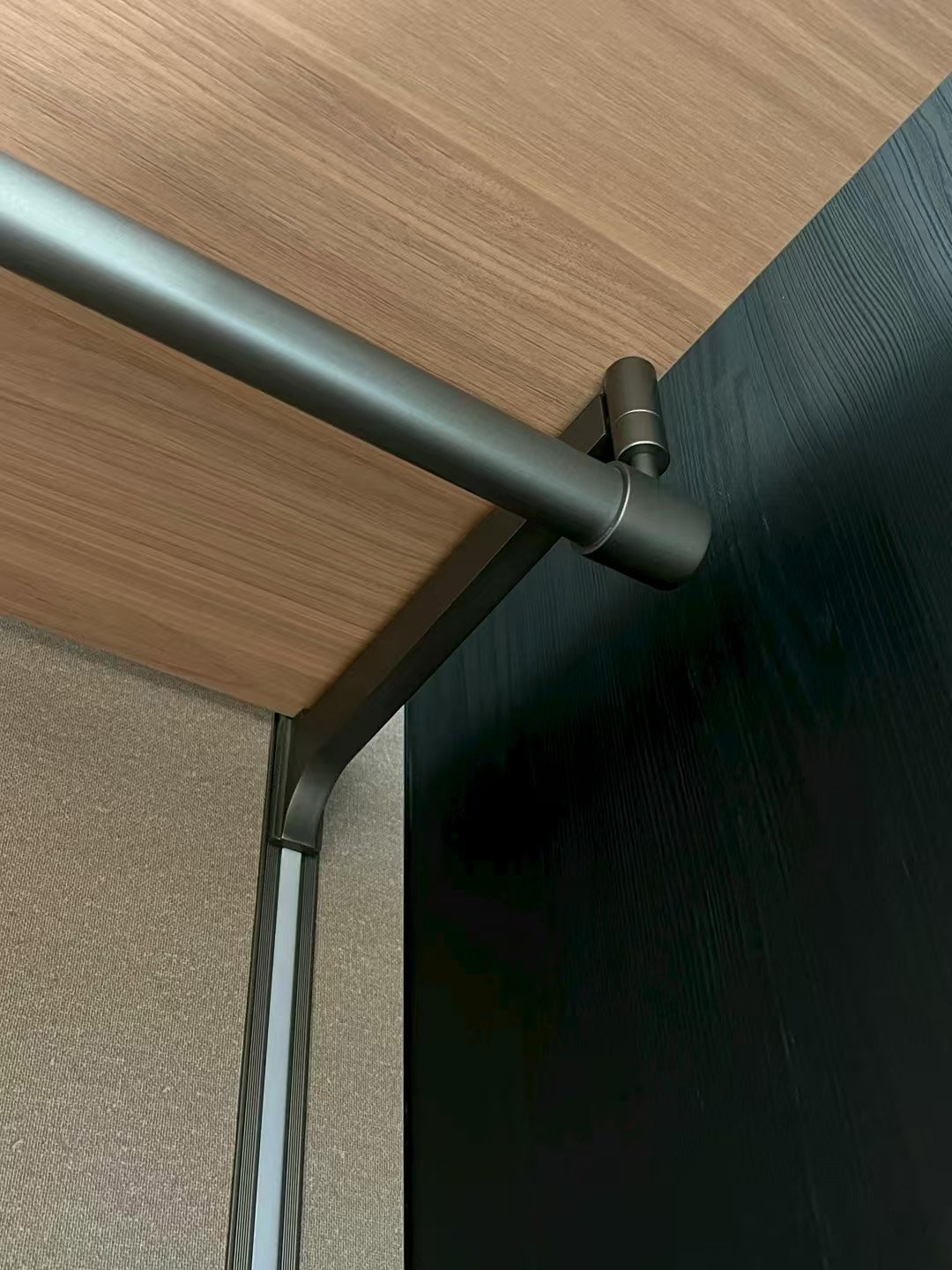 Modern Glass Sliding Door Walk-in Closet - Image 9