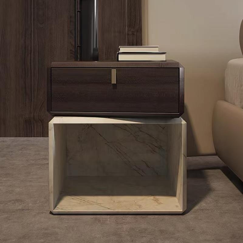 CTG509 Milan Grey Marble Beside Table - Image 3