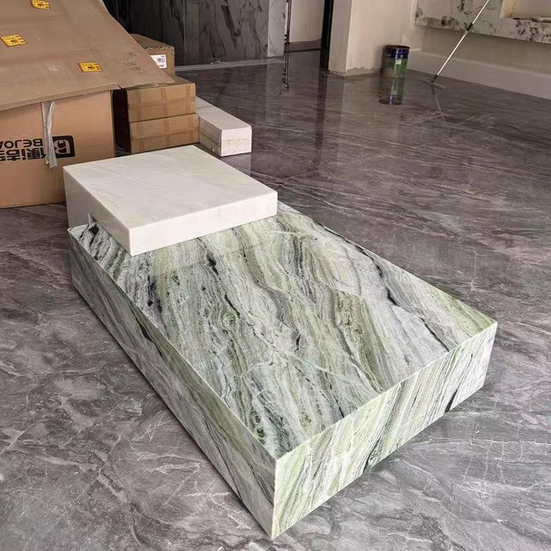 CJ593 Dual-Marble Coffee Table - Image 3