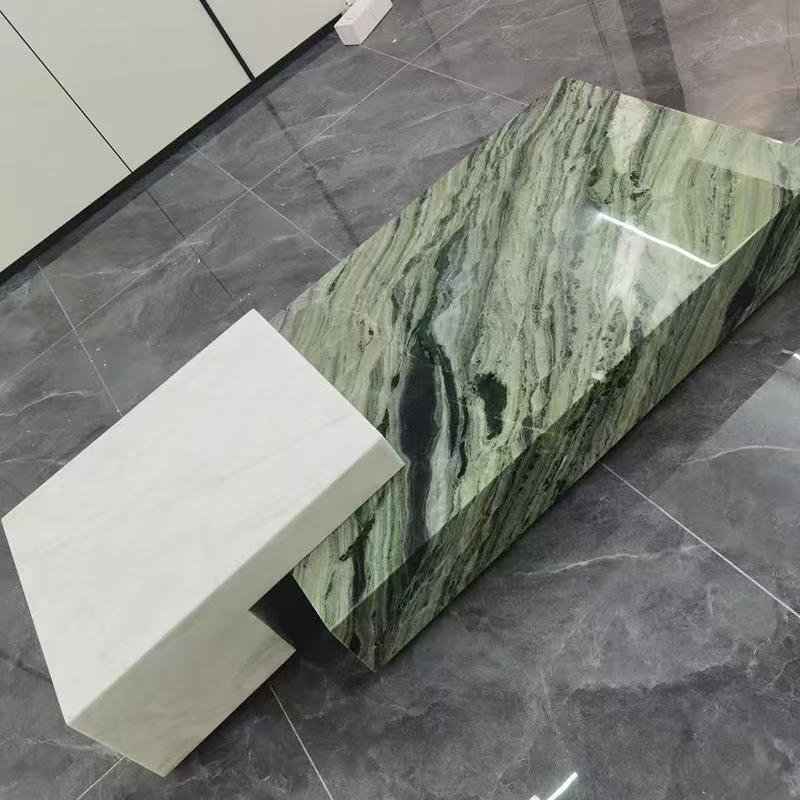 CJ593 Dual-Marble Coffee Table - Image 4