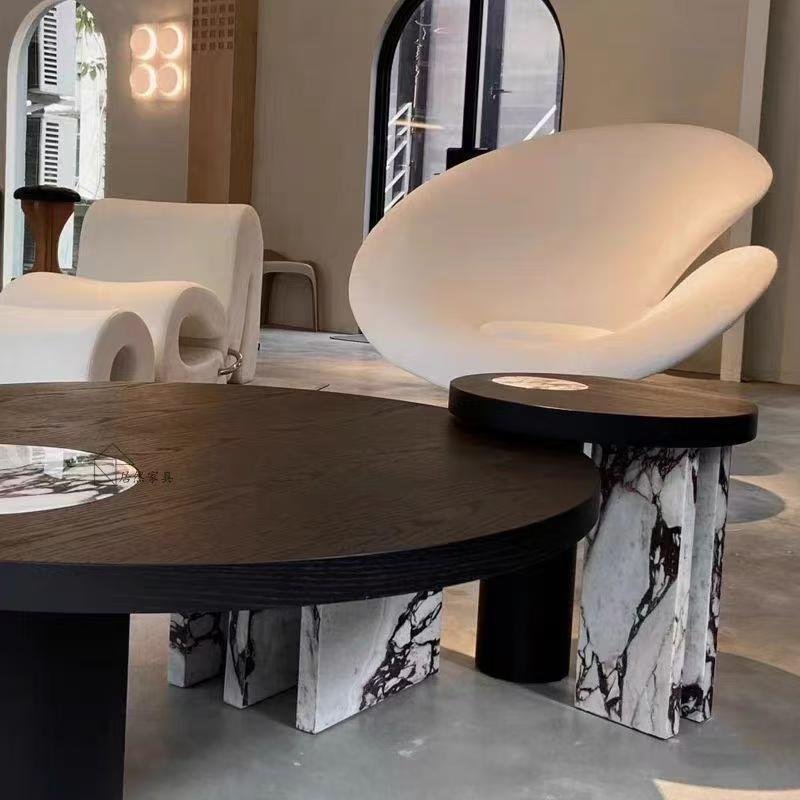 Luxury CJ561 Marble Coffee Table - Image 4