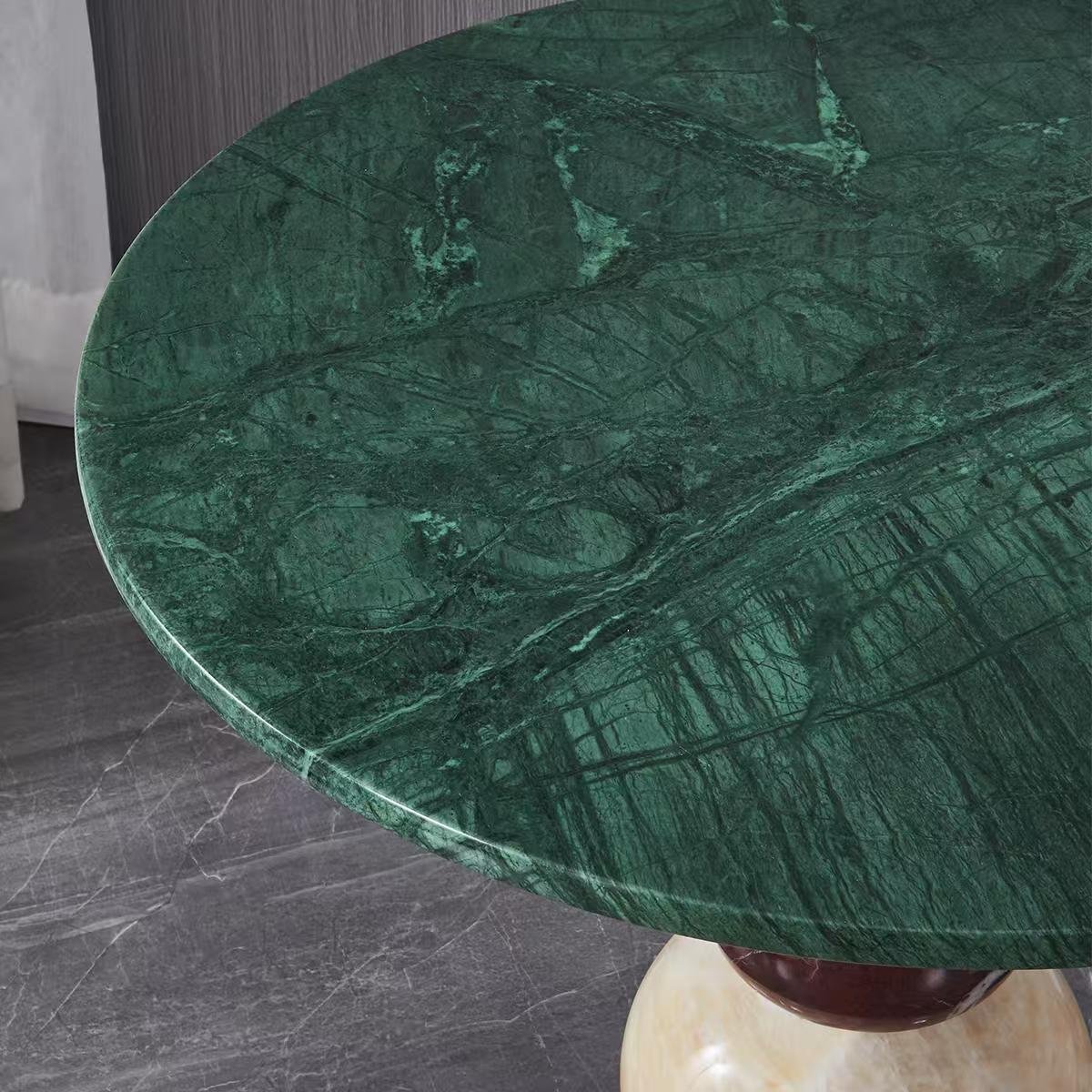 BJ835 Multi-colored Marble Side Table - Image 6