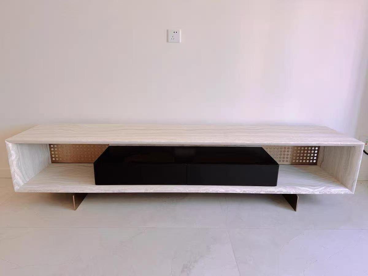 T-805 Marble TV Cabinet TV Stand - Image 5