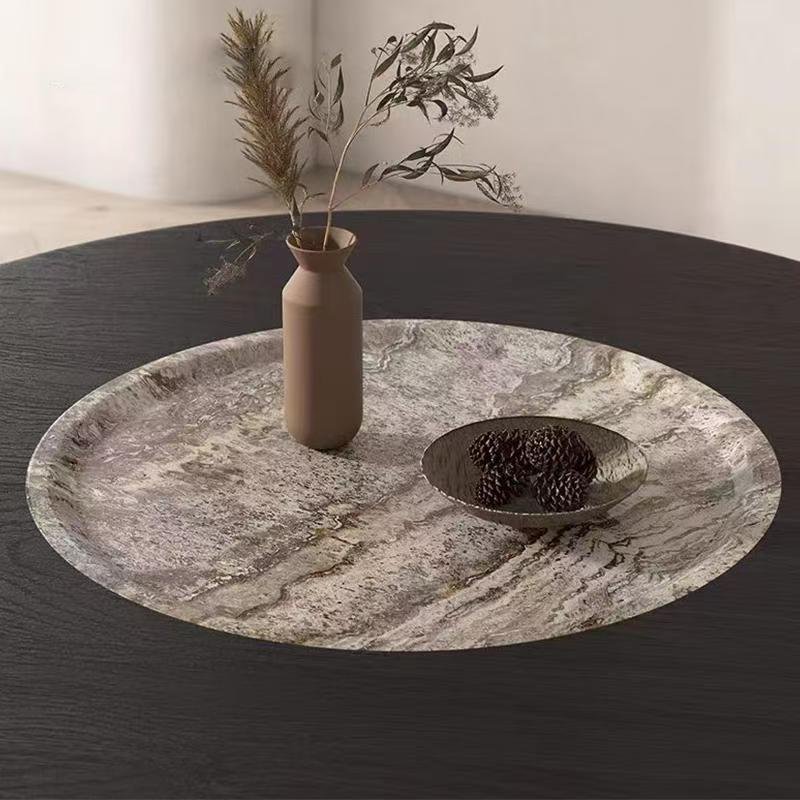 Silver Travertine Dining Table - Image 6