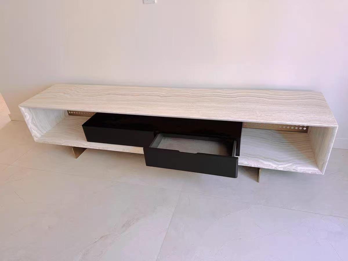 T-805 Marble TV Cabinet TV Stand - Image 6