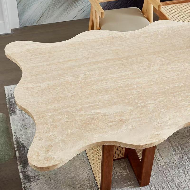 DS633 Rattan & Wood Dining Table - Image 6