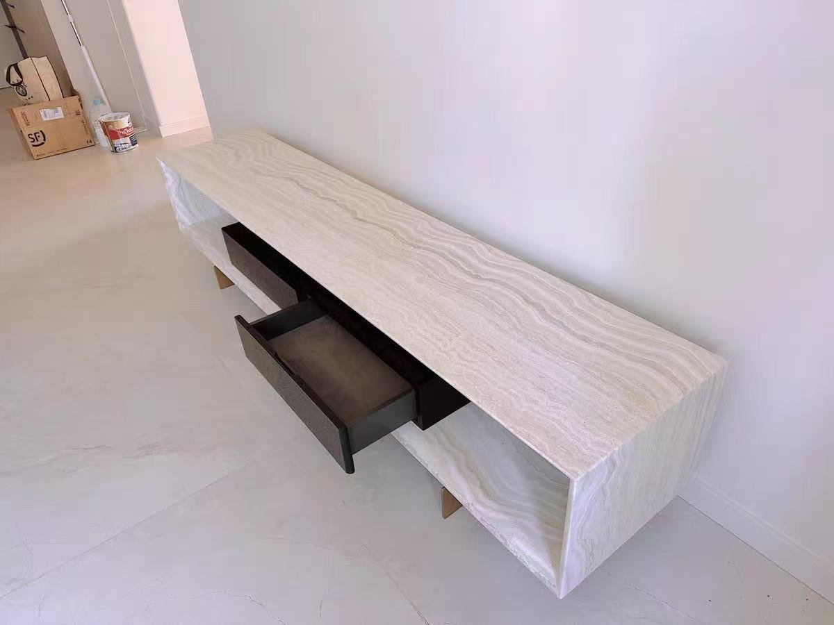 T-805 Marble TV Cabinet TV Stand - Image 7
